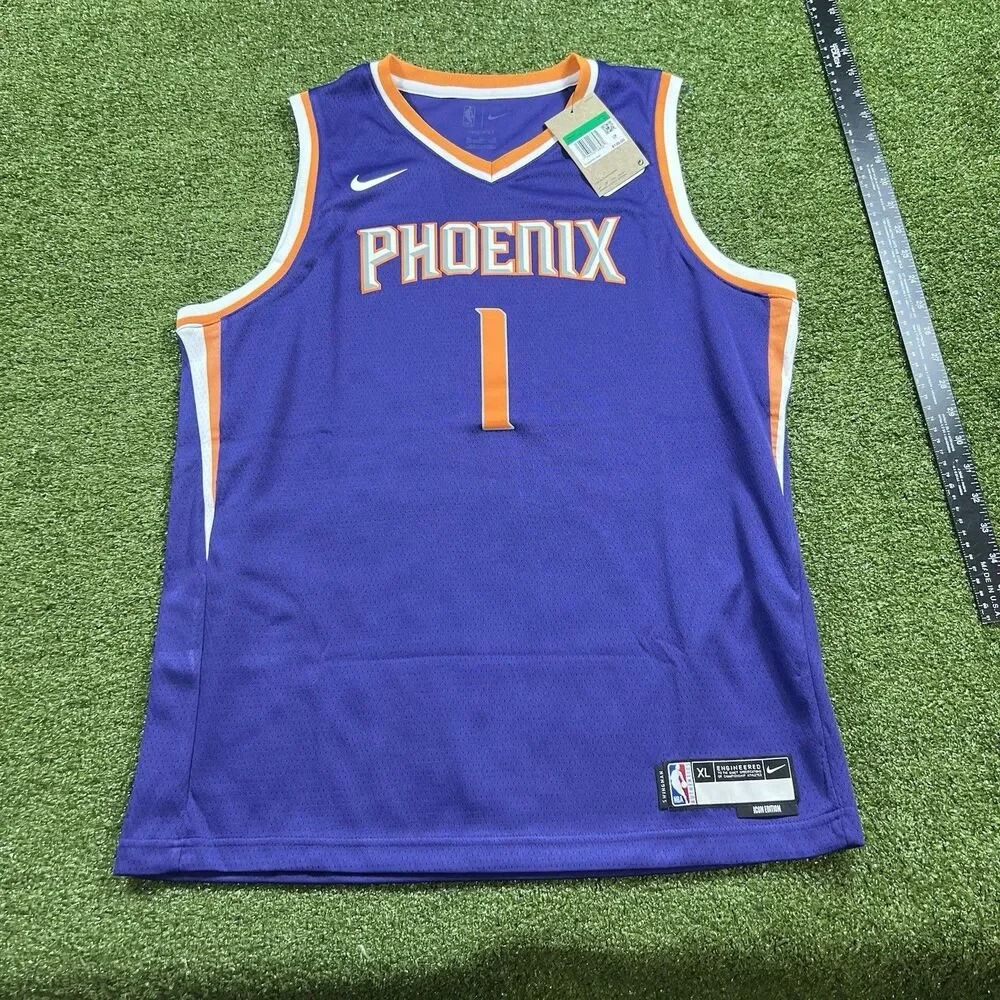 Youth Nike Devin Booker Phoenix Suns Icon Edition Jersey Size XL Purple